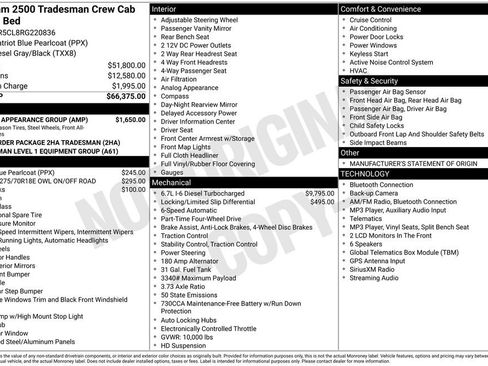 Certified 2024 RAM 2500 Tradesman w/ Chrome Appearance Group AWD/4WD image 40
