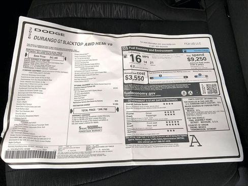 New 2026 Dodge Durango GT w/ Blacktop Package image 16