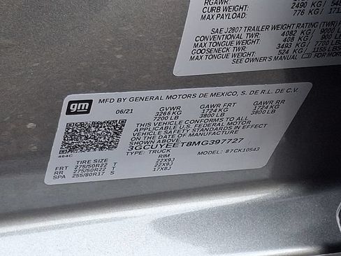 Used 2021 Chevrolet Silverado 1500 RST w/ Bed Protection Package AWD/4WD image 26