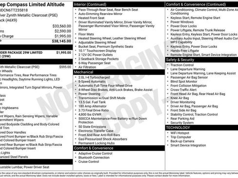 New 2026 Jeep Compass Limited AWD/4WD image 29