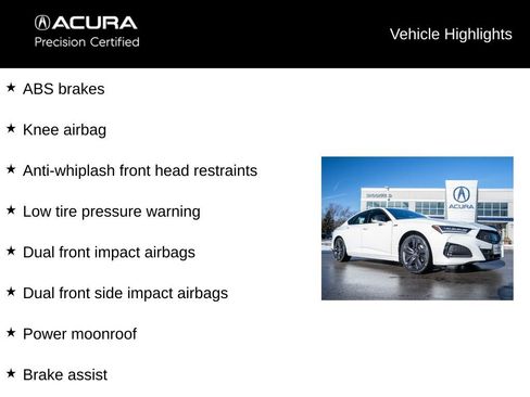 Certified 2023 Acura TLX SH-AWD w/ A-SPEC Pkg image 13