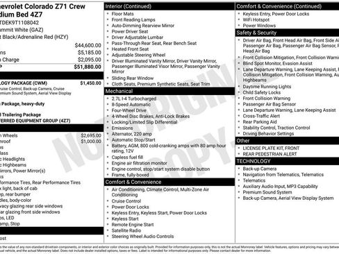 New 2026 Chevrolet Colorado Z71 w/ Technology Package image 8