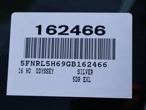 Used 2016 Honda Odyssey EX-L image 7
