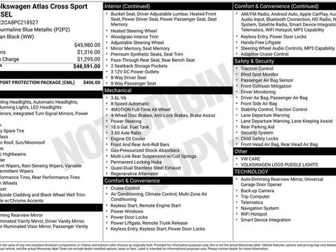 Used 2023 Volkswagen Atlas Cross Sport SEL AWD/4WD image 19