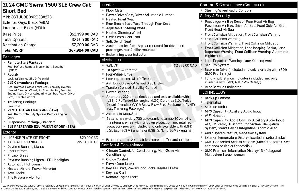 Used 2024 GMC Sierra 1500 SLE AWD/4WD image 38