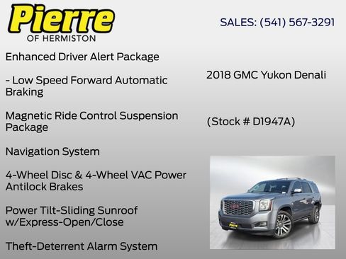 Used 2018 GMC Yukon Denali w/ Denali Ultimate Package AWD/4WD image 24