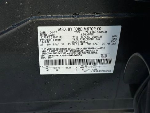 Used 2017 Ford Edge SEL w/ Equipment Group 201A image 41