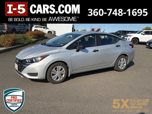 Used 2024 Nissan Versa S w/ Trunk Package FWD image 1