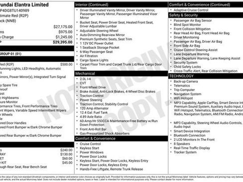 New 2026 Hyundai Elantra Limited FWD image 37