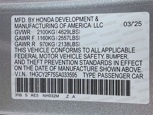 Used 2025 Honda Accord Sport image 35