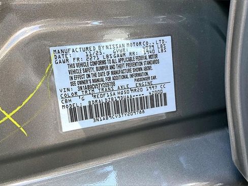 New 2026 Nissan Sentra SV image 13