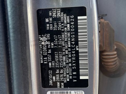 Used 2022 Kia Sorento LX FWD image 7