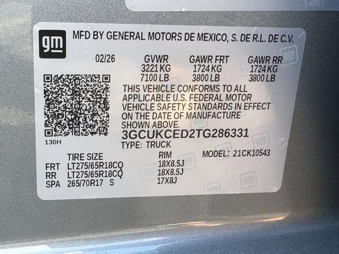 New 2026 Chevrolet Silverado 1500 Custom Trail Boss AWD/4WD image 33