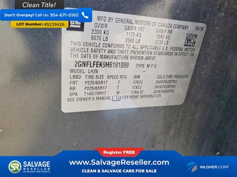 Used 2017 Chevrolet Equinox LT w/ Convenience Package image 16