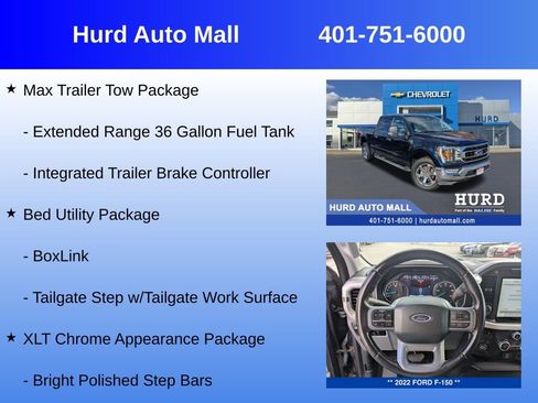 Used 2022 Ford F150 XLT w/ Equipment Group 302A High image 24