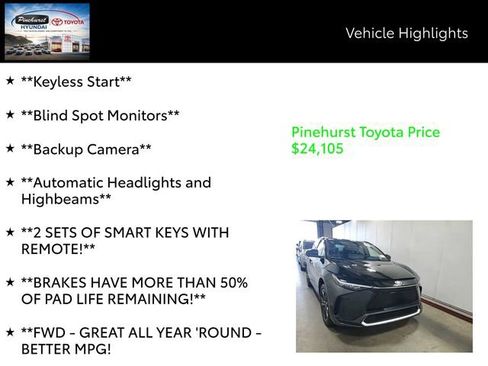 Used 2023 Toyota bZ4X FWD w/ Weather Package image 20