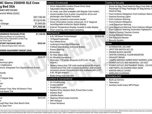 Used 2024 GMC Sierra 2500 SLE w/ SLE Convenience Package AWD/4WD image 12