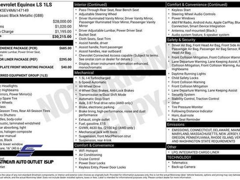 Used 2021 Chevrolet Equinox LS w/ LS Convenience Package image 49