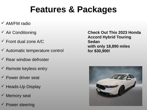 Used 2023 Honda Accord Touring image 8