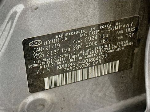 Used 2019 Hyundai Elantra Value Edition w/ Cargo Package FWD image 12
