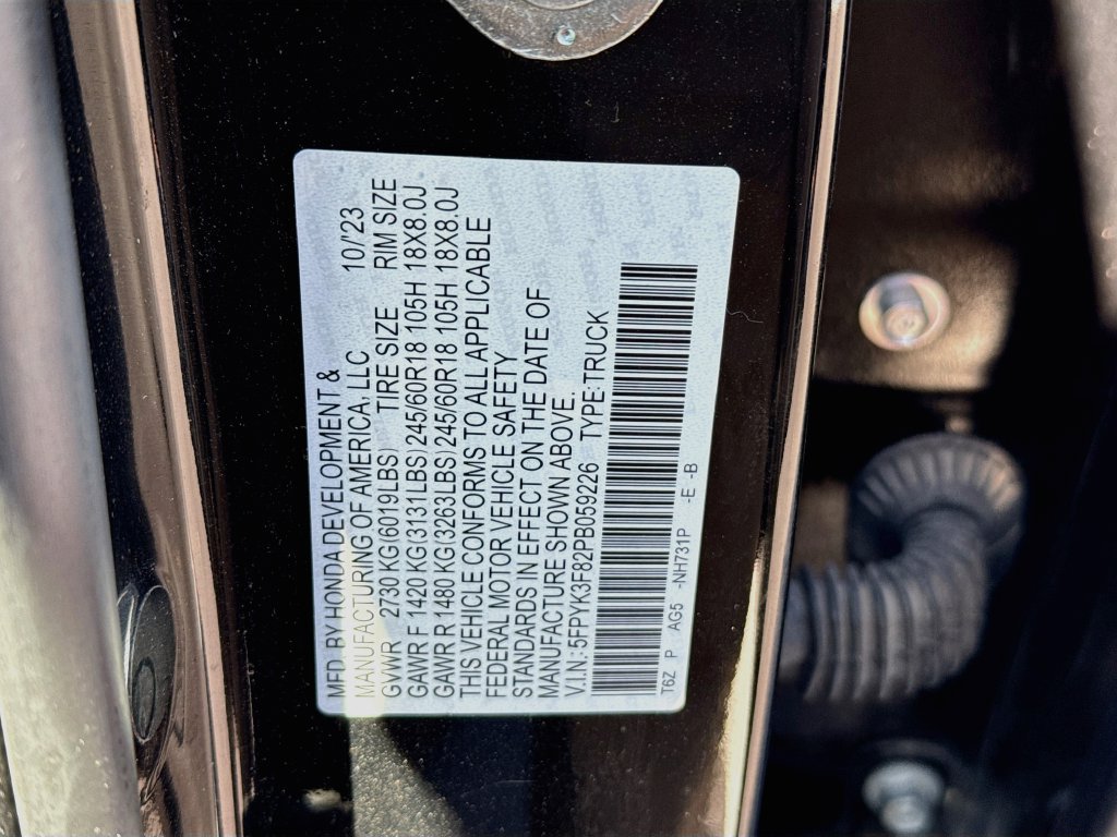 Used 2023 Honda Ridgeline Black Edition image 6