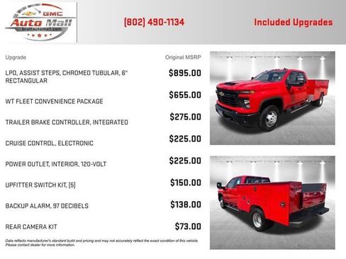 Used 2024 Chevrolet Silverado 3500 W/T w/ WT Fleet Convenience Package AWD/4WD image 4