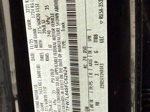 New 2025 Ford F150 Platinum w/ FX4 Off-Road Package image 46