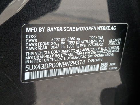 Used 2022 BMW X3 sDrive30i w/ Convenience Package RWD image 39