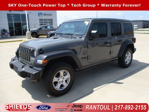 Used 2023 Jeep Wrangler Unlimited Sport w/ Sun And Sound Package AWD/4WD image 1