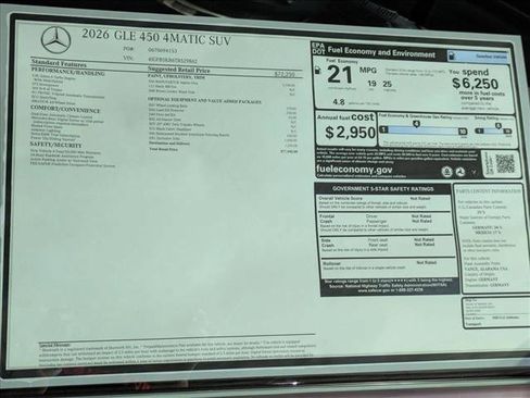 New 2026 Mercedes-Benz GLE 450 4MATIC image 21