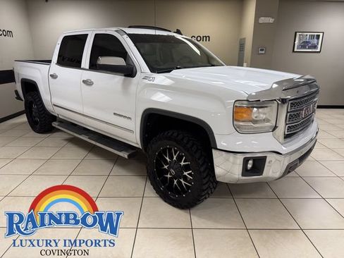 Used 2015 GMC Sierra 1500 SLT w/ SLT Crew Cab Value Package AWD/4WD image 1