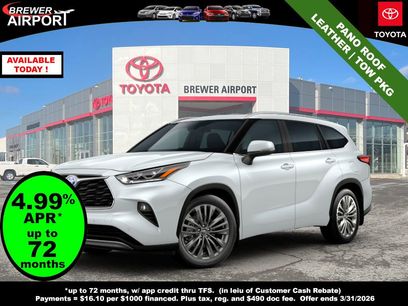 New 2026 Toyota Highlander Platinum