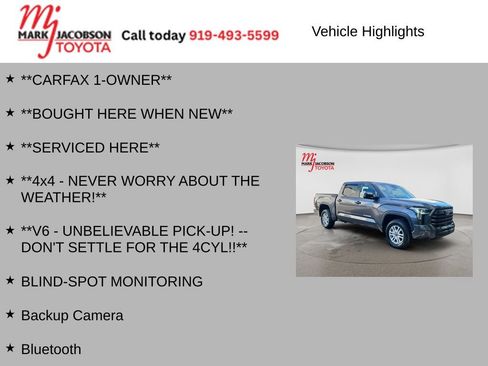 Used 2025 Toyota Tundra SR5 w/ SR5 Premium Package AWD/4WD image 7