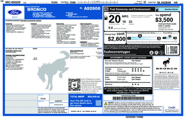 Used 2025 Ford Bronco Big Bend AWD/4WD image 28