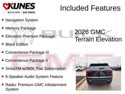 New 2026 GMC Terrain Elevation w/ Elevation Premium Package image 2