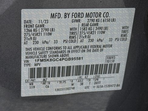 Used 2023 Ford Explorer ST w/ Equipment Group 401A AWD/4WD image 35
