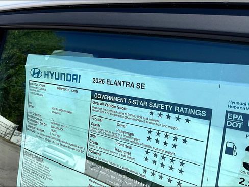 New 2026 Hyundai Elantra SE FWD image 14