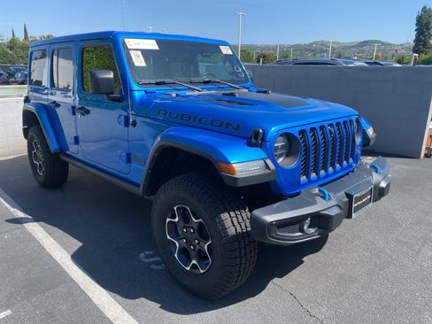 Used 2022 Jeep Wrangler Unlimited Rubicon 4xe w/ Cold Weather Group image 2