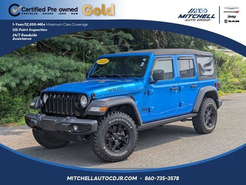 Certified 2021 Jeep Wrangler Unlimited Sport image 1