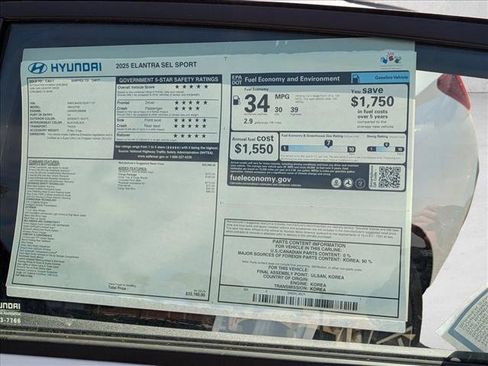Used 2025 Hyundai Elantra Sport w/ Cargo Package image 18