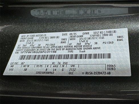 New 2025 Ford F150 Raptor image 14