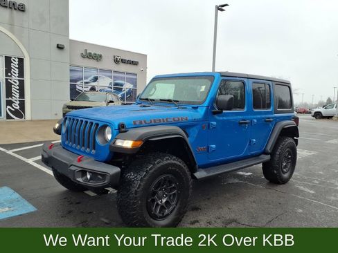 Used 2023 Jeep Wrangler Unlimited Rubicon w/ Xtreme 35 Tire Package image 2