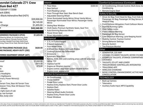 Used 2023 Chevrolet Colorado Z71 w/ Z71 Convenience Package 2 image 39