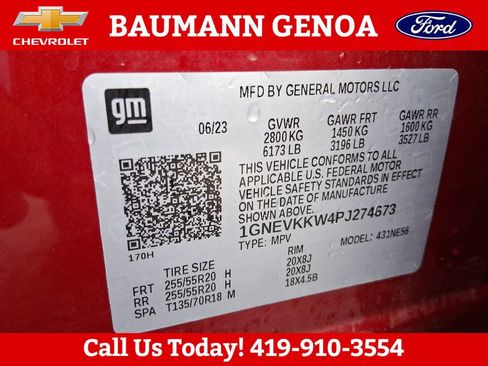 Used 2023 Chevrolet Traverse Premier w/ LPO, Floor Liner Package AWD/4WD image 29