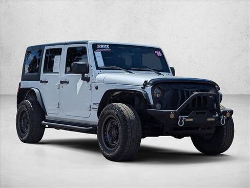 Used 2016 Jeep Wrangler Unlimited Sport w/ Max Tow Package AWD/4WD image 3
