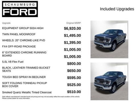 Used 2021 Ford F150 Lariat w/ Equipment Group 502A High AWD/4WD image 4