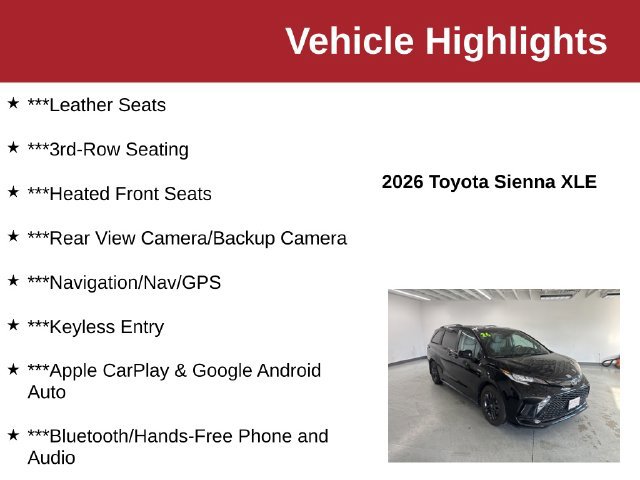 Used 2026 Toyota Sienna AWD image 10
