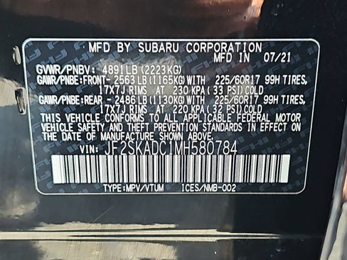 Certified 2021 Subaru Forester w/ Popular Package #1 AWD/4WD image 38