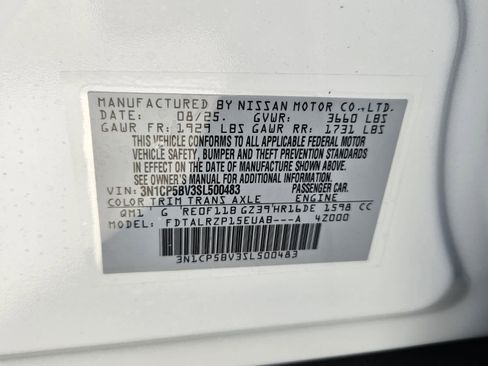 New 2025 Nissan Kicks Play S image 7