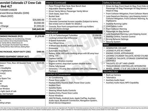 Used 2024 Chevrolet Colorado LT w/ LT Convenience Package AWD/4WD image 37